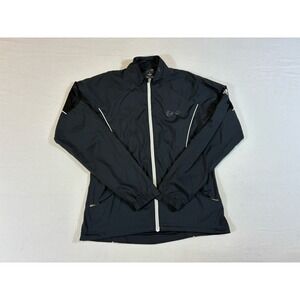 Adidas Golf ClimaProof Wind Jacket Women's Small‎ Black Full Zip Lightweight